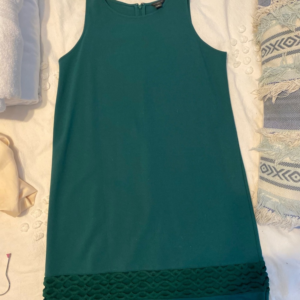 Ann Taylor Petite Green Shift Dress